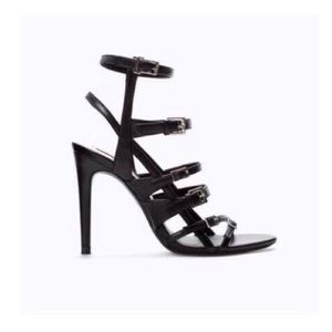 Zara Black Heels Size 7.5